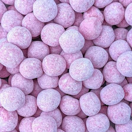 Pink and purple bonbon sweets