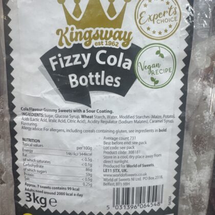 Fizzy cola bottles