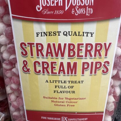 Strawberry & cream pips