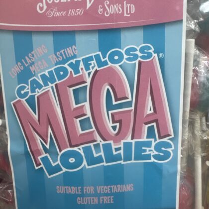 Candy floss mega lollies